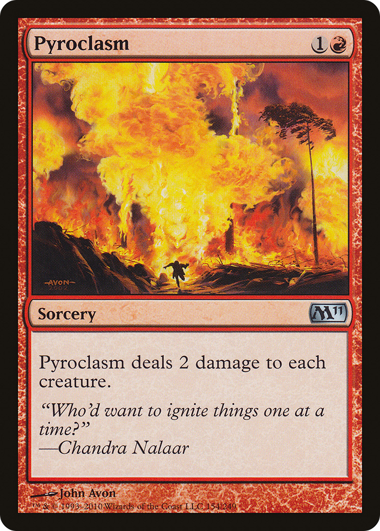 Pyroclasm (M11-154) [Magic 2011] Foil MTG Single Wizards of the Coast