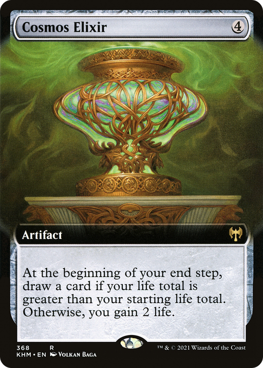 Cosmos Elixir (KHM-368) [Kaldheim] (Extended Art) MTG Single Wizards of the Coast