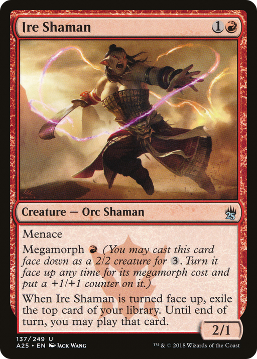 Ire Shaman (A25-137) [Masters 25] Foil MTG Single Wizards of the Coast