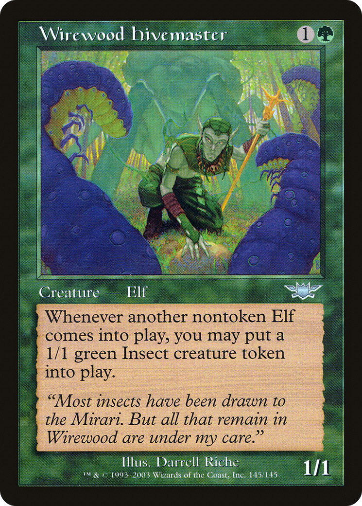 Wirewood Hivemaster (LGN-145) [Legions] Foil MTG Single Wizards of the Coast