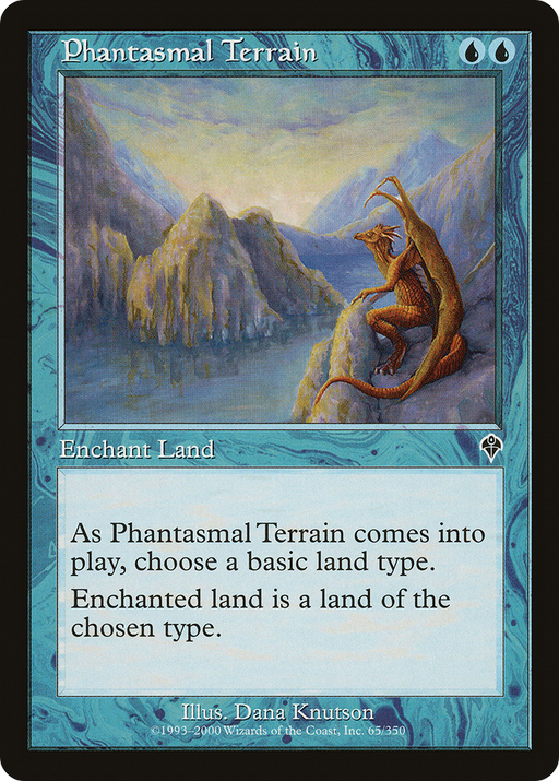 Phantasmal Terrain (INV-065) [Invasion] MTG Single Wizards of the Coast