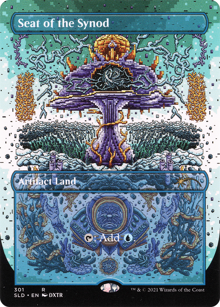 Seat of the Synod (SLD-301) [Secret Lair] Drop (Borderless) Foil MTG Single Wizards of the Coast