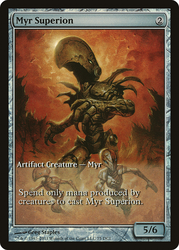 Myr Superion (GAME-075) [Misc] DCI Promos Foil MTG Single Wizards of the Coast