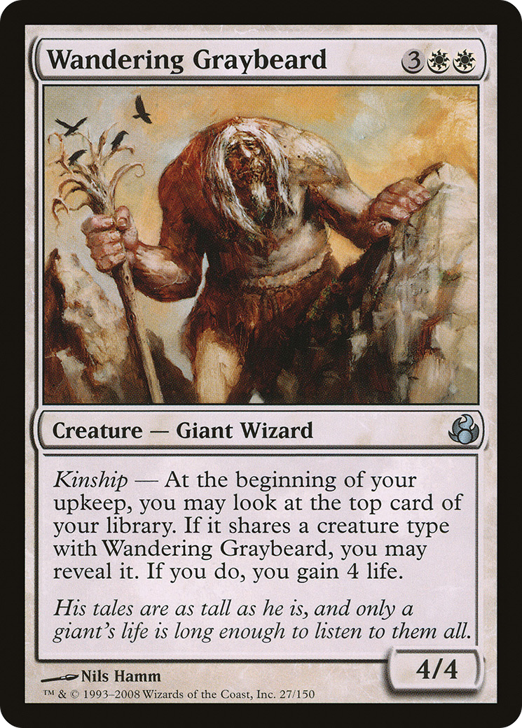 Wandering Graybeard (MOR-027) [Morningtide] MTG Single Wizards of the Coast