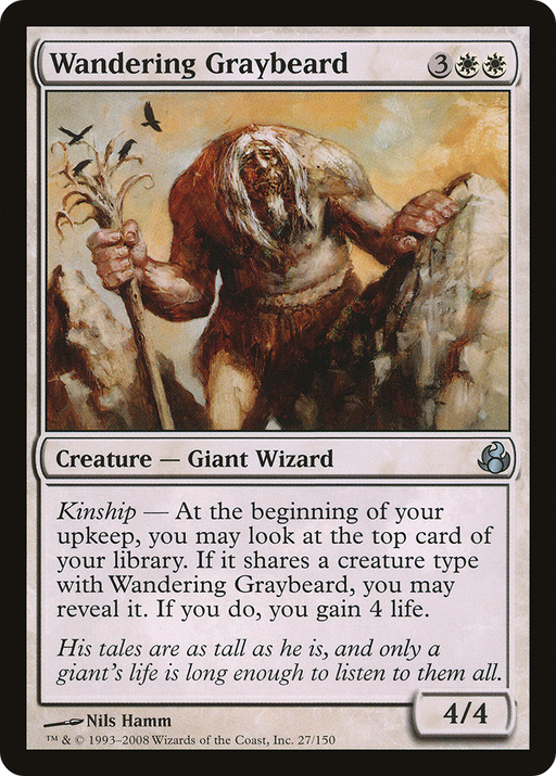 Wandering Graybeard (MOR-027) [Morningtide] MTG Single Wizards of the Coast