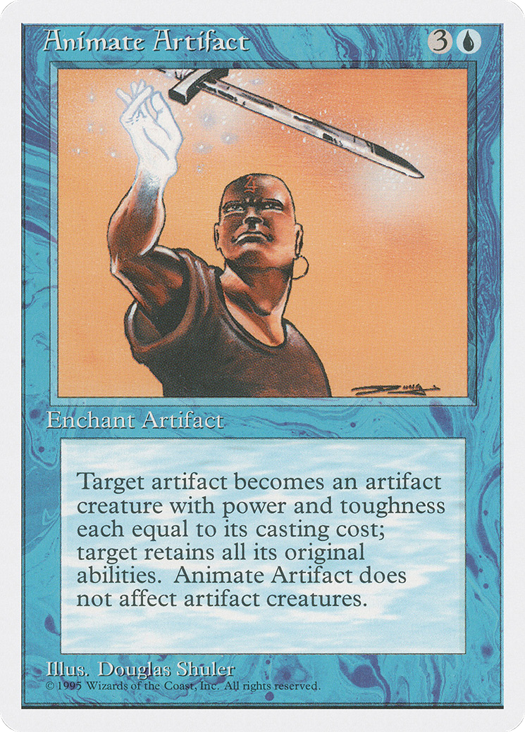 Animate Artifact (4ED-060) [Fourth Edition] MTG Single Wizards of the Coast