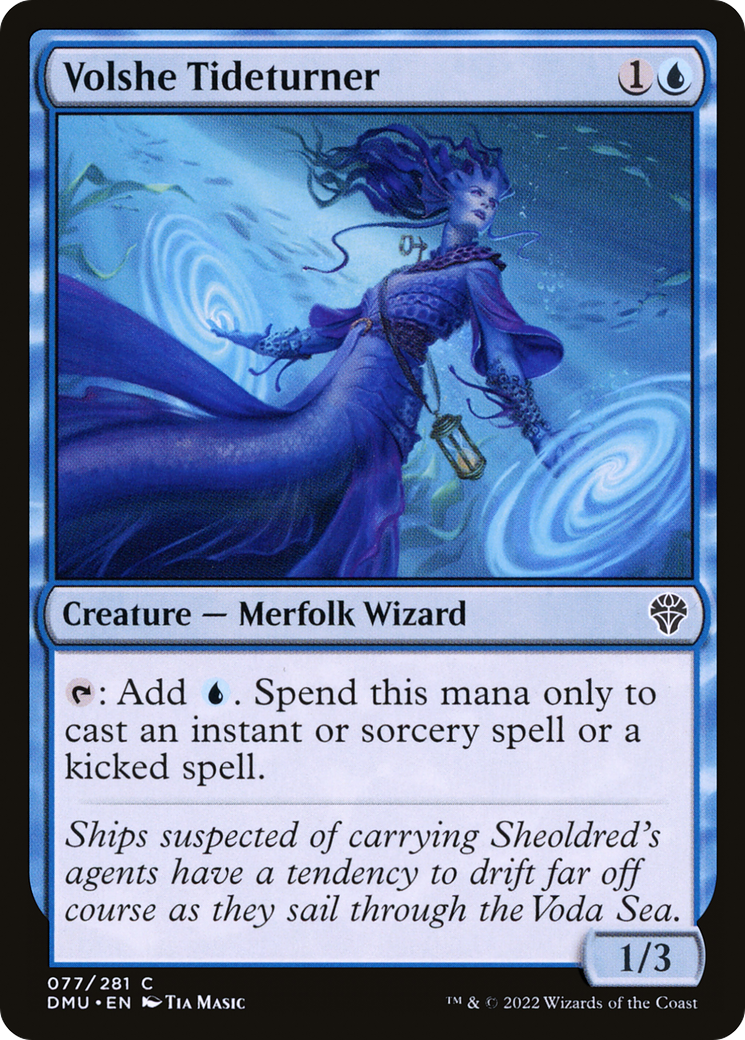 Volshe Tideturner (DMU-077) [Dominaria United] Foil MTG Single Wizards of the Coast
