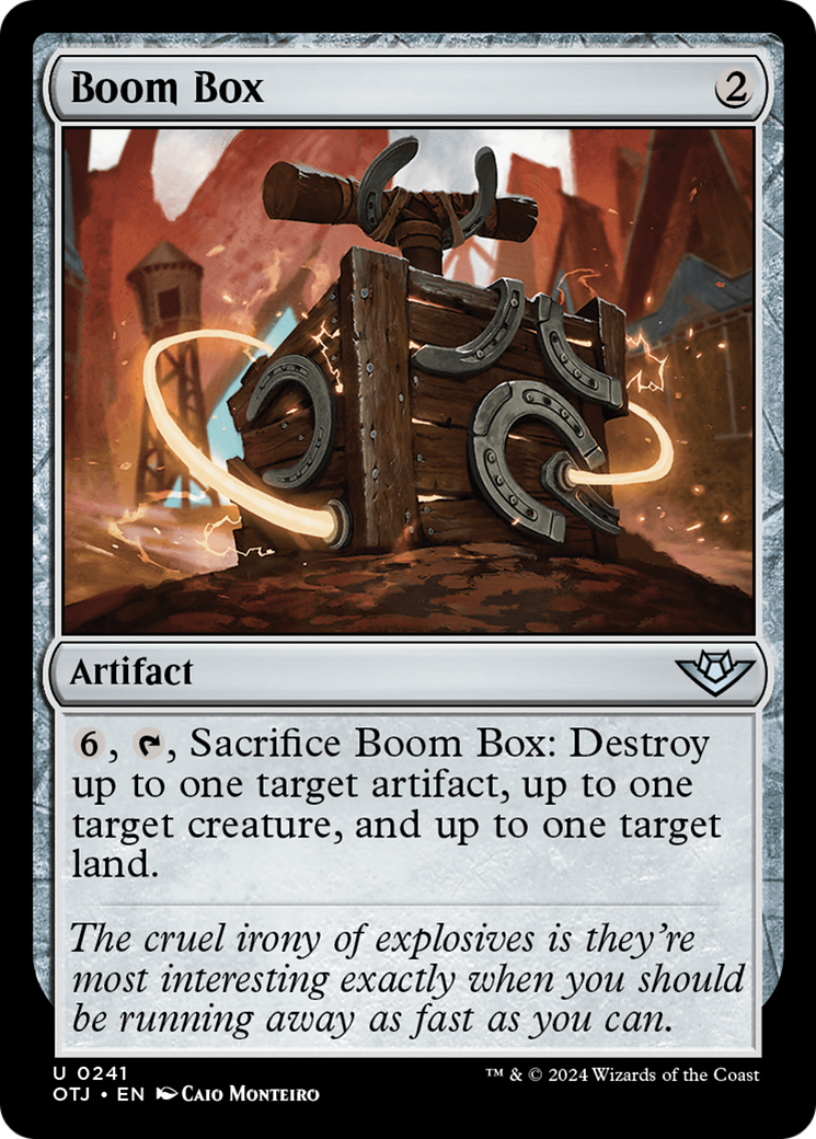 Boom Box (OTJ-241) [Outlaws of Thunder Junction] Foil MTG Single Wizards of the Coast