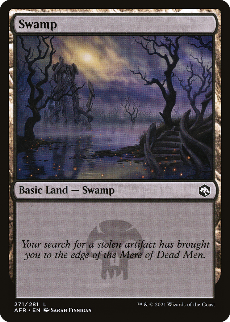 Swamp (AFR-271) [Adventures in the Forgotten Realms] Foil MTG Single Wizards of the Coast