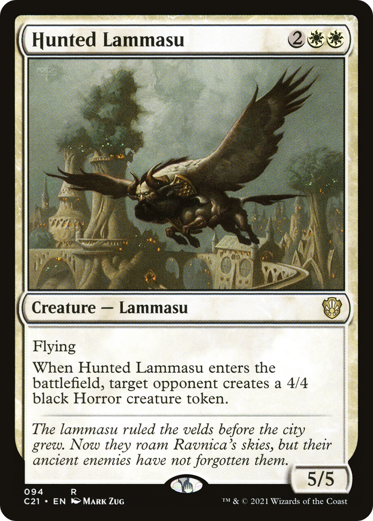 Hunted Lammasu (C21-094) [Commander 2021] MTG Single Wizards of the Coast