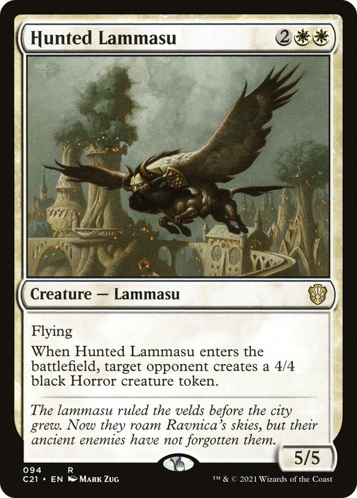 Hunted Lammasu (C21-094) [Commander 2021] MTG Single Wizards of the Coast