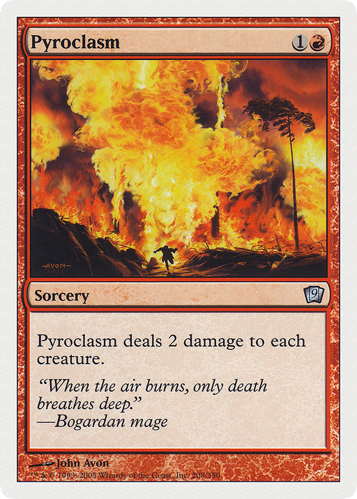 Pyroclasm (9ED-) [9th Edition] Foil MTG Single Wizards of the Coast