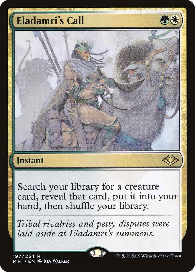 Eladamri's Call (MH1-197) [Modern Horizons] Foil MTG Single Wizards of the Coast