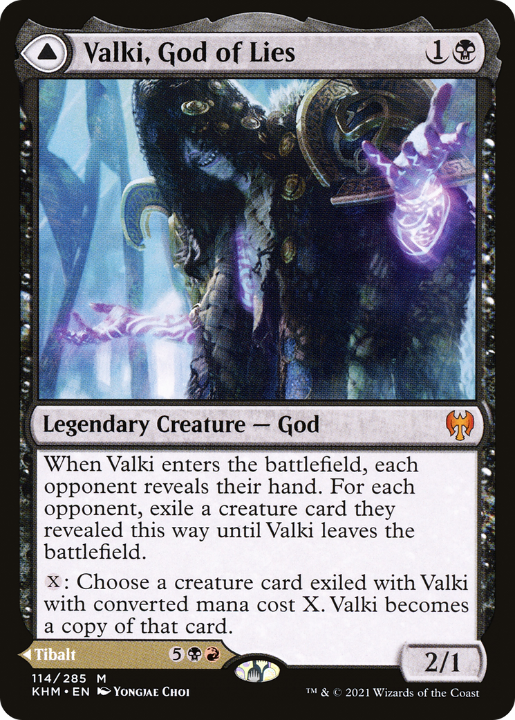 Valki, God of Lies // Tibalt, Cosmic Impostor [Kaldheim] MTG Single Magic: The Gathering