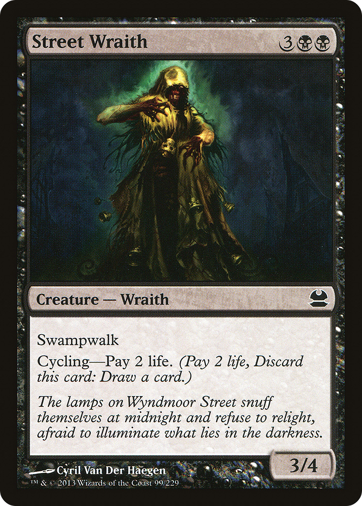 Street Wraith (MMA-099) [Modern Masters] Foil MTG Single Modern Masters