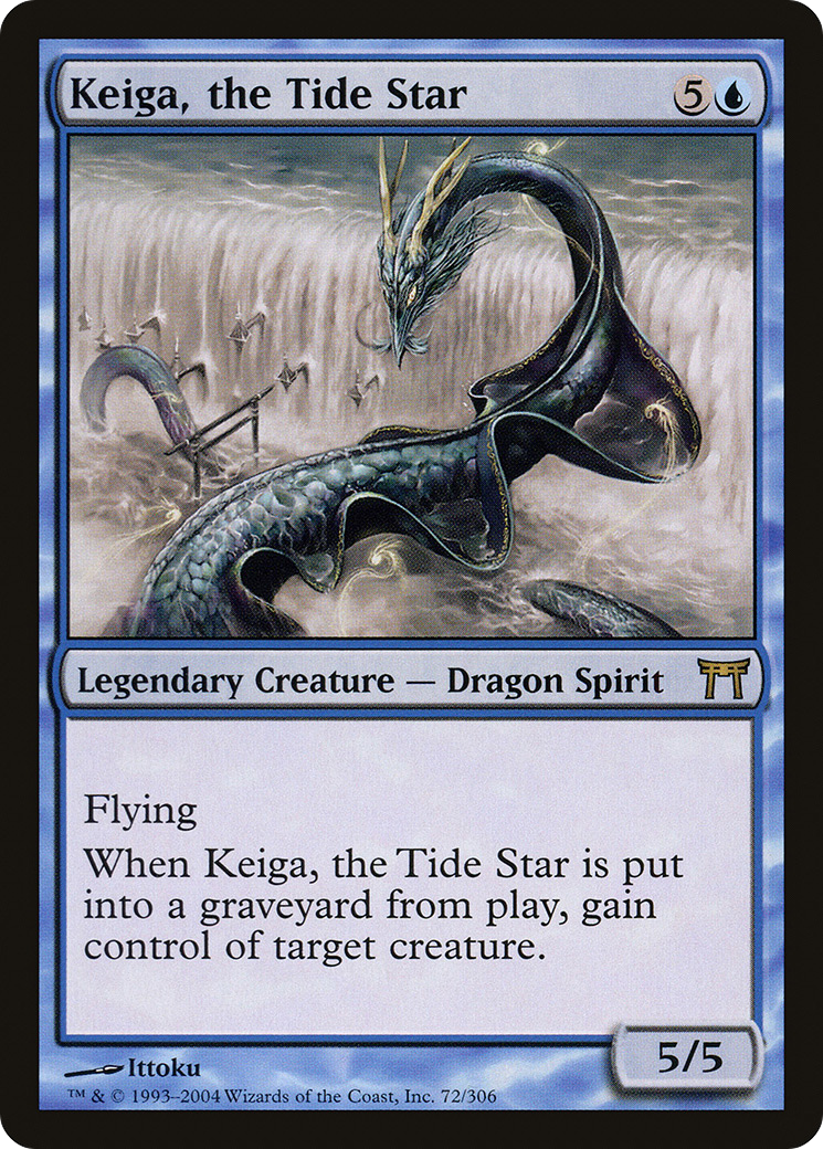 Keiga, the Tide Star (CHK-072) [Champions of Kamigawa] MTG Single Wizards of the Coast