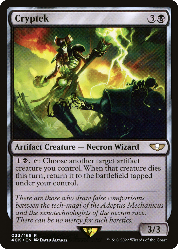Cryptek (40K-033) [Warhammer 40,000 Commander] MTG Single Wizards of the Coast