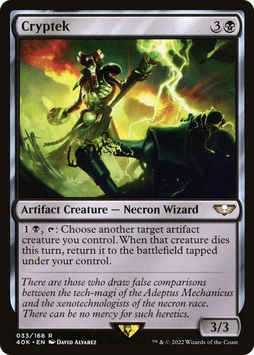 Cryptek (40K-033) [Warhammer 40,000 Commander] MTG Single Wizards of the Coast