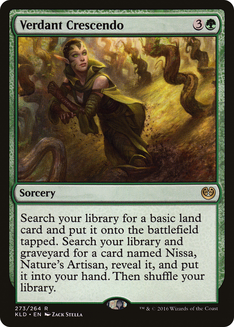 Verdant Crescendo (KLD-273) [Kaladesh] MTG Single Wizards of the Coast