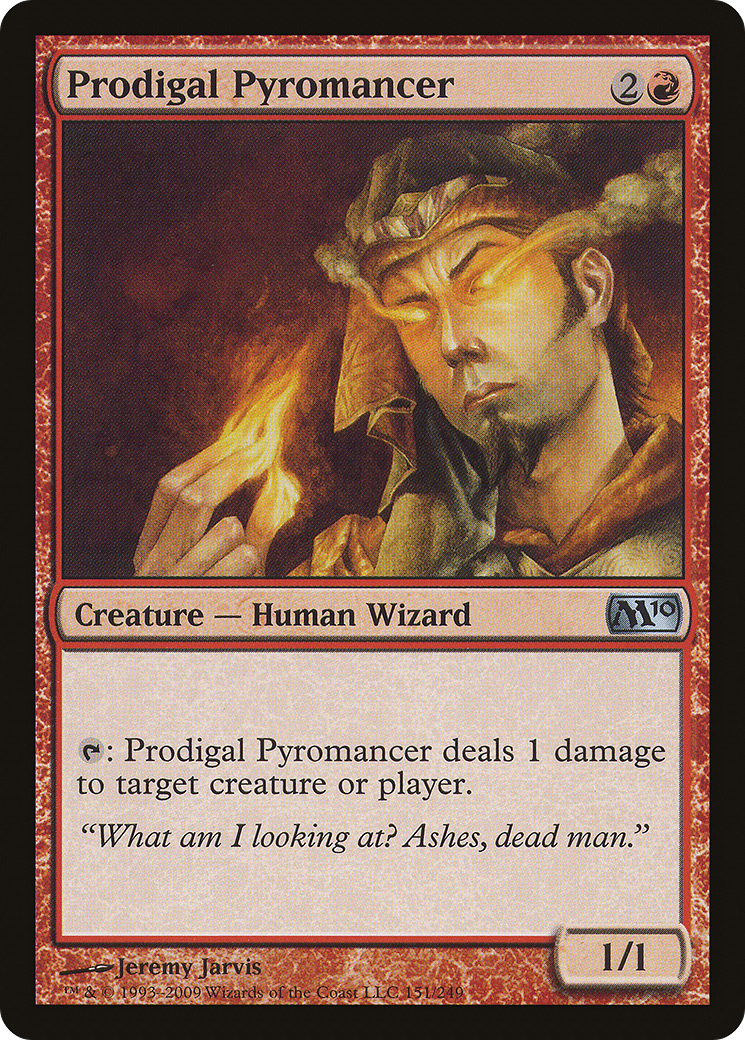 Prodigal Pyromancer (M10-151) [Magic 2010] MTG Single Wizards of the Coast