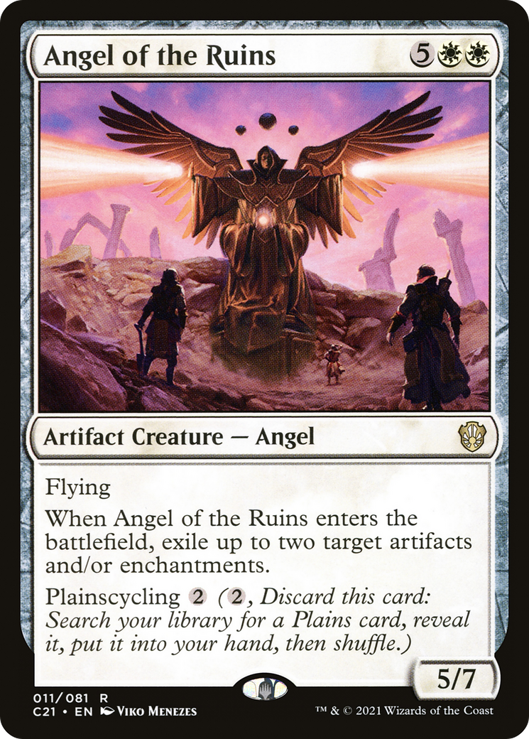 Angel of the Ruins (C21-011) [Commander 2021] MTG Single Wizards of the Coast