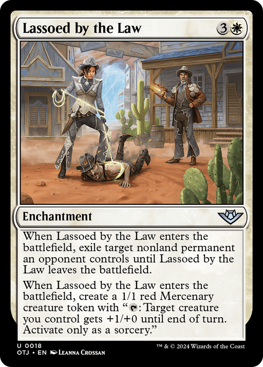 Lassoed by the Law (OTJ-018) [Outlaws of Thunder Junction] MTG Single Wizards of the Coast