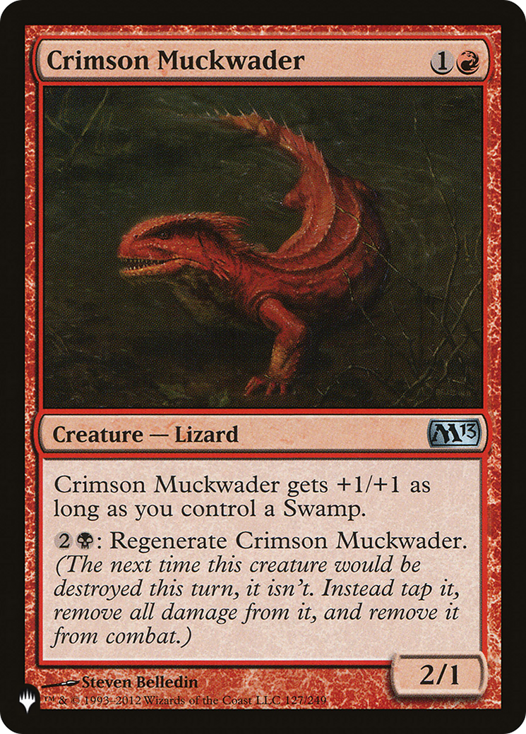 Crimson Muckwader (LIST-M13-127) [Mystery Booster] The List MTG Single Wizards of the Coast
