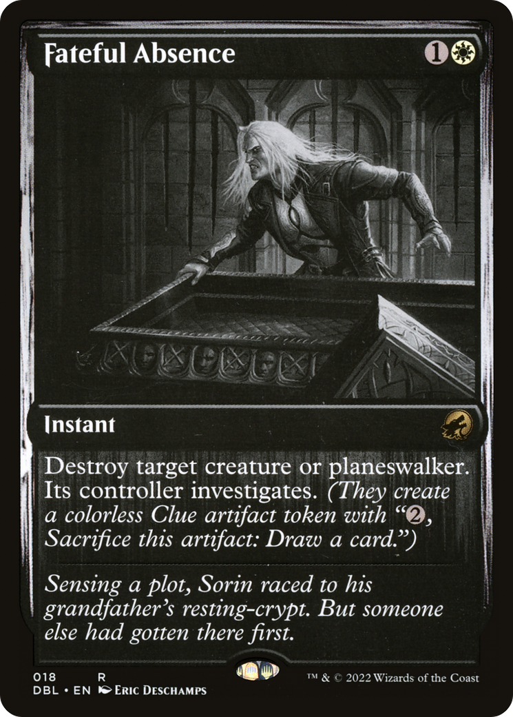 Fateful Absence (DBL-018) [Innistrad: Double Feature] MTG Single Wizards of the Coast