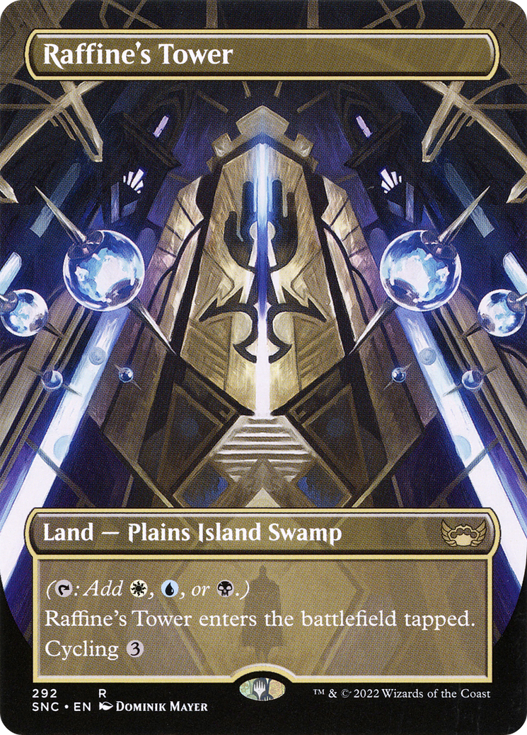 Raffine's Tower (SNC-292) [Streets of New Capenna] (Borderless) MTG Single Wizards of the Coast