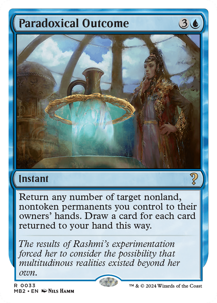 Paradoxical Outcome (White Border) (MB2-033) [Mystery Booster] Mystery Booster 2 MTG Single Wizards of the Coast