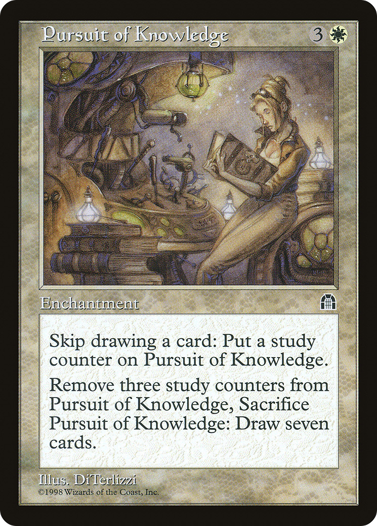 Pursuit of Knowledge (STH-010) [Stronghold] MTG Single Wizards of the Coast