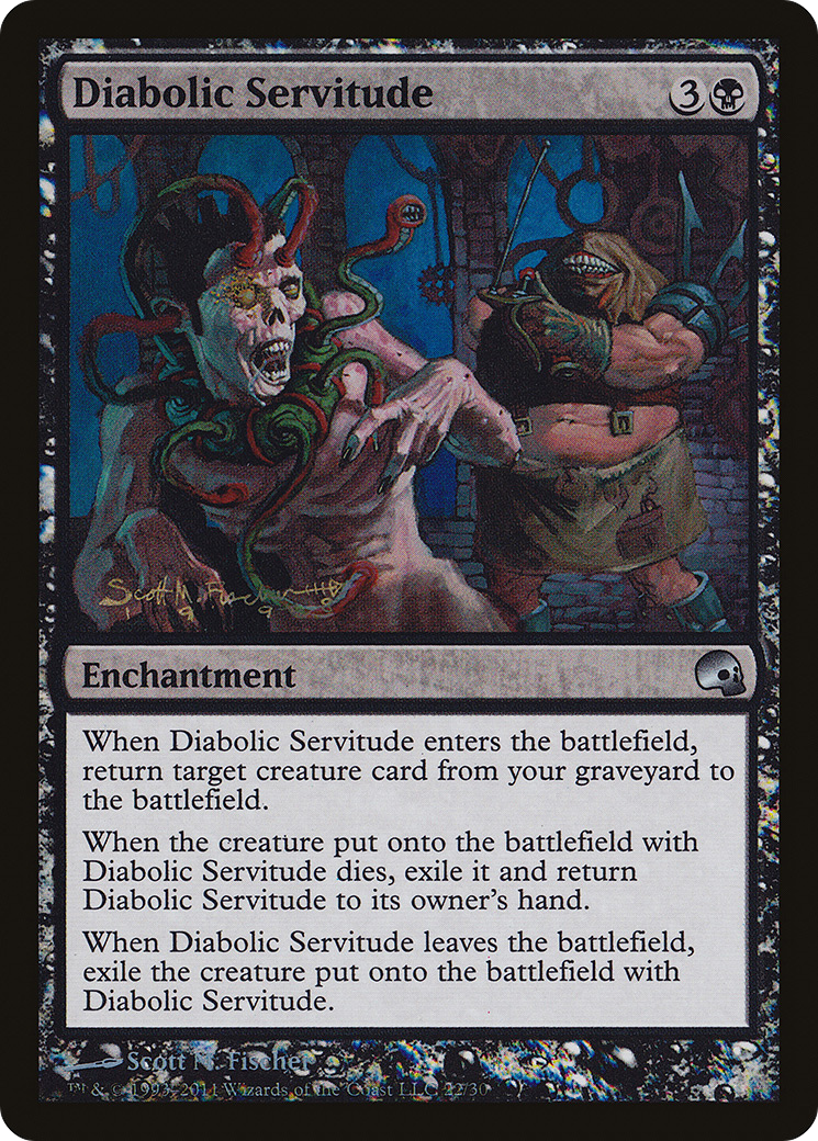 Diabolic Servitude (GRV-022) [Misc] Premium Deck Series: Graveborn Foil MTG Single Wizards of the Coast