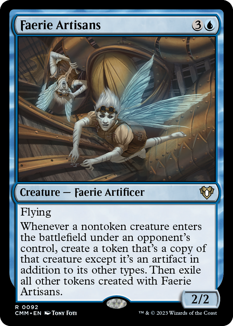 Faerie Artisans (CMM-092) [Commander Masters] Foil MTG Single Wizards of the Coast