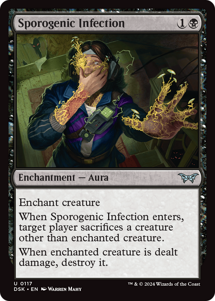 Sporogenic Infection (DSK-117) [Duskmourn: House of Horror] MTG Single Wizards of the Coast