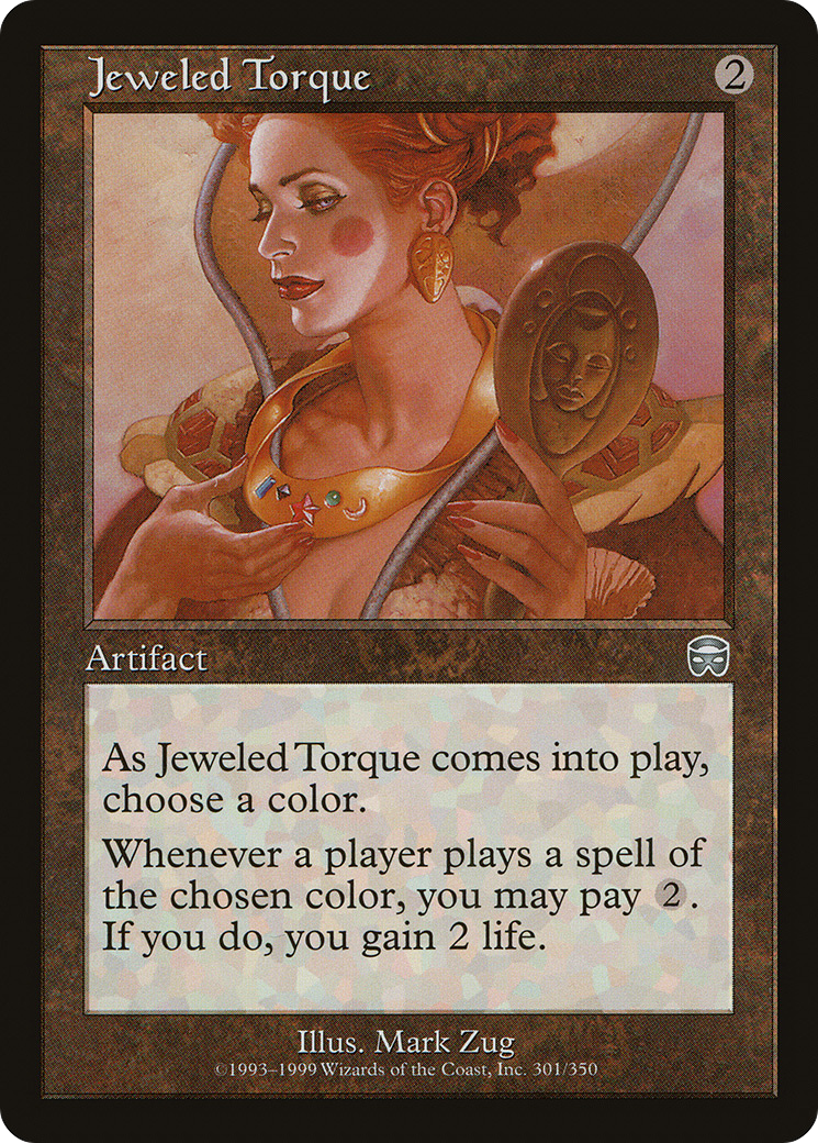Jeweled Torque (MMQ-301) [Mercadian Masques] MTG Single Wizards of the Coast