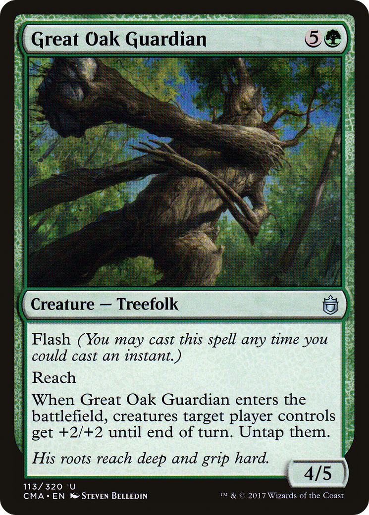 Great Oak Guardian (CMA-113) [Commander Anthology] MTG Single Wizards of the Coast