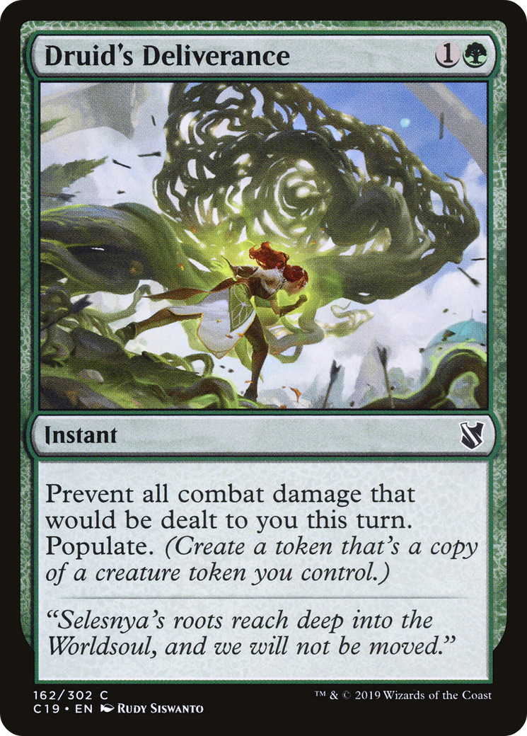 Druid's Deliverance (C19-162) [Commander 2019] MTG Single Wizards of the Coast