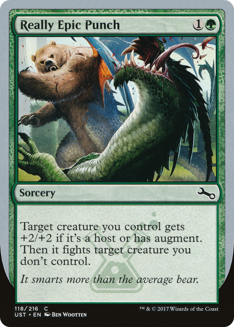 Really Epic Punch (UST-118) [Unstable] Foil MTG Single Wizards of the Coast