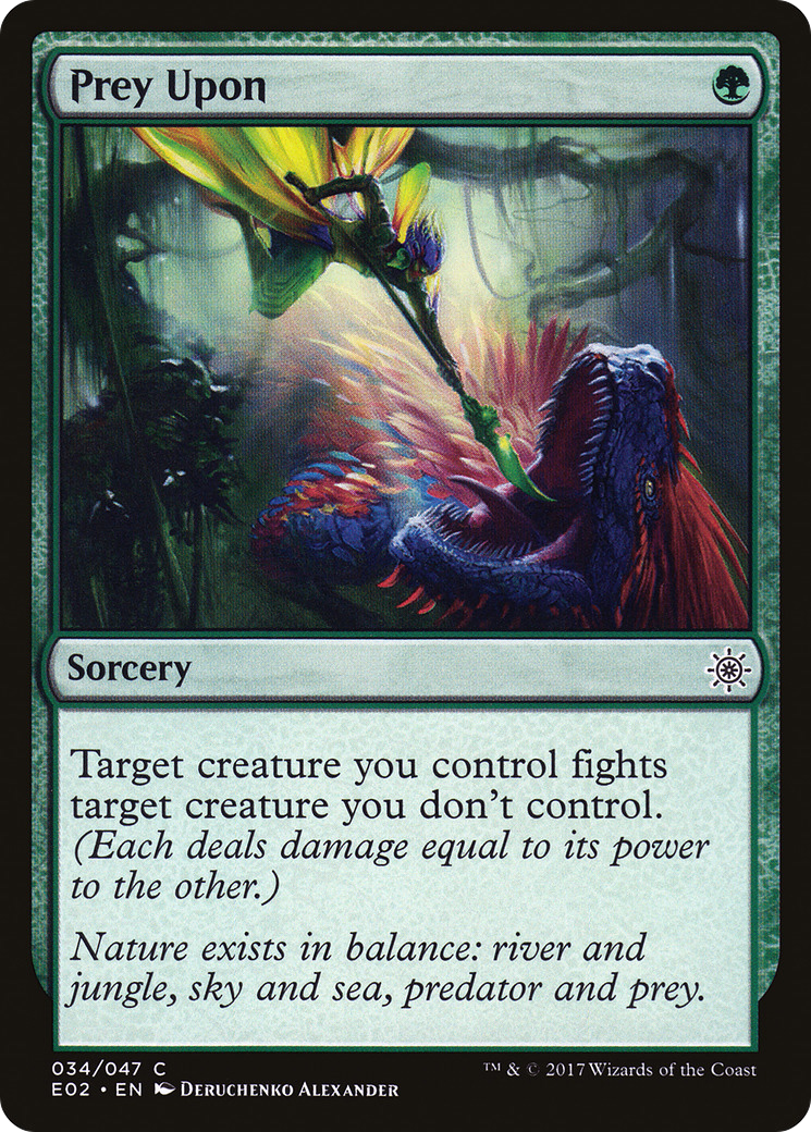 Prey Upon (E02-034) [Misc] Explorers of Ixalan MTG Single Wizards of the Coast