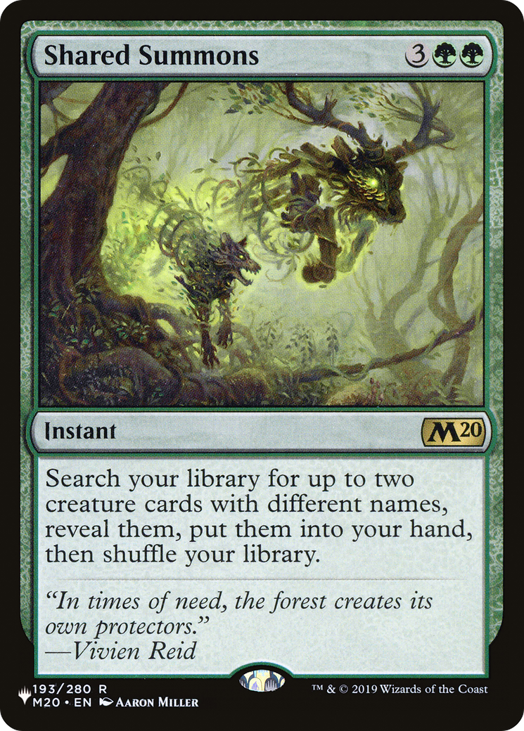 Shared Summons (LIST-193/280) [Mystery Booster] The List MTG Single Wizards of the Coast