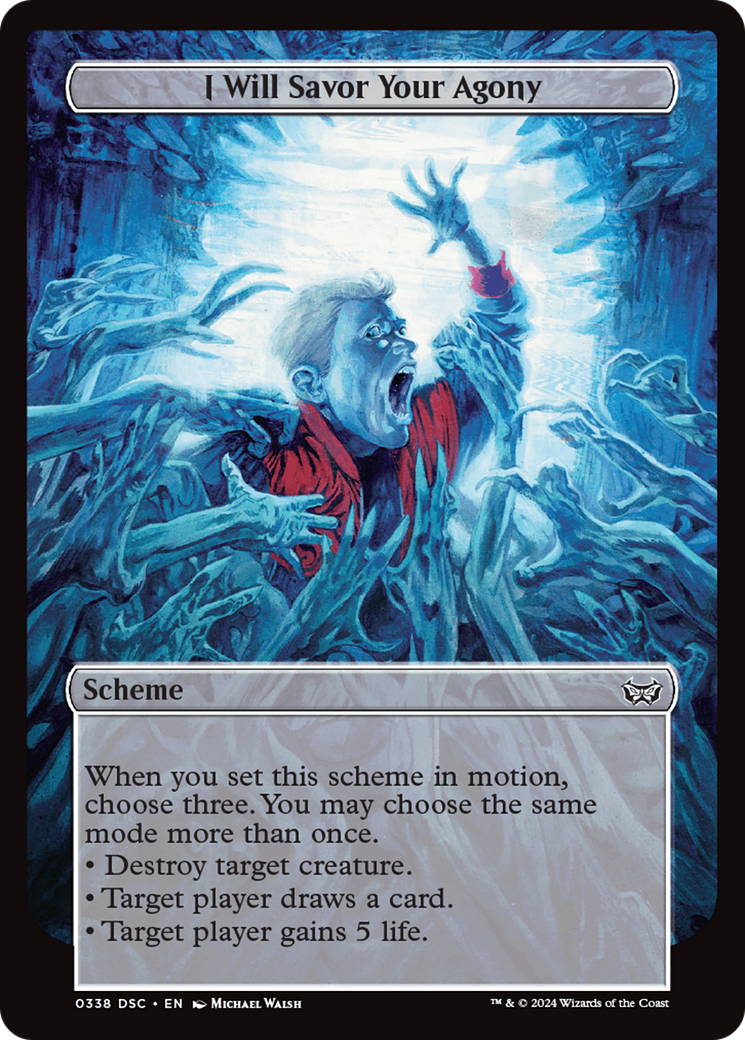 I Will Savor Your Agony (Full Art) (A:DSC-338) [Duskmourn: House of Horror Commander] MTG Single Wizards of the Coast