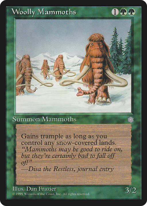 Woolly Mammoths (ICE-278) [Ice Age] MTG Single Wizards of the Coast