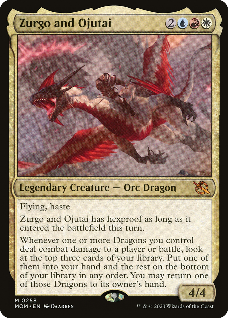 Zurgo and Ojutai (MOM-258) [March of the Machine] MTG Single Wizards of the Coast