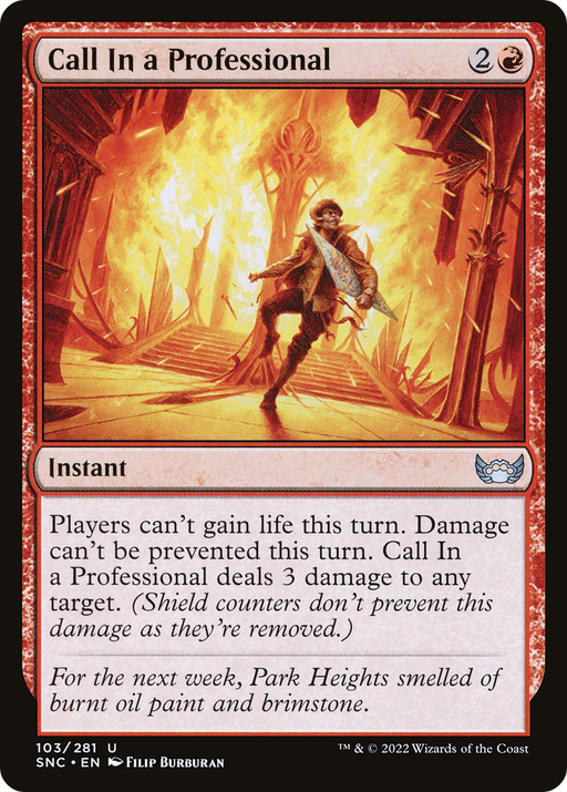 Call In a Professional (SNC-103) [Streets of New Capenna] MTG Single Wizards of the Coast