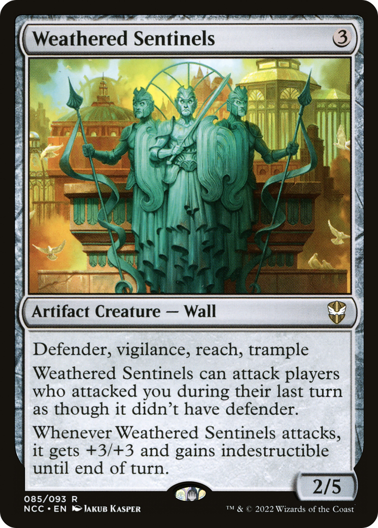 Weathered Sentinels (NCC-085) [New Capenna Commander] MTG Single Wizards of the Coast