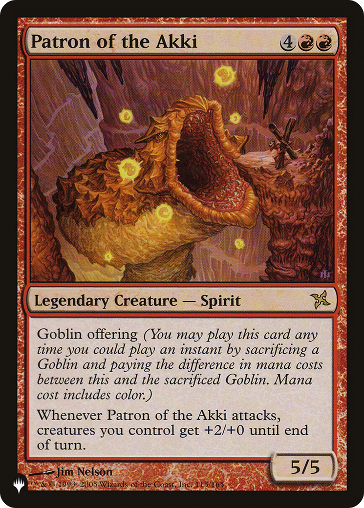 Patron of the Akki (LIST-BOK-115) [Mystery Booster] The List MTG Single Wizards of the Coast
