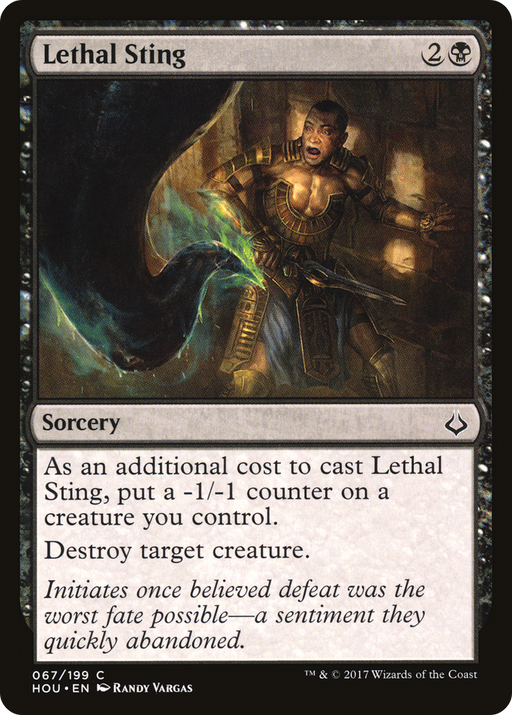 Lethal Sting (HOU-067) [Hour of Devastation] MTG Single Wizards of the Coast