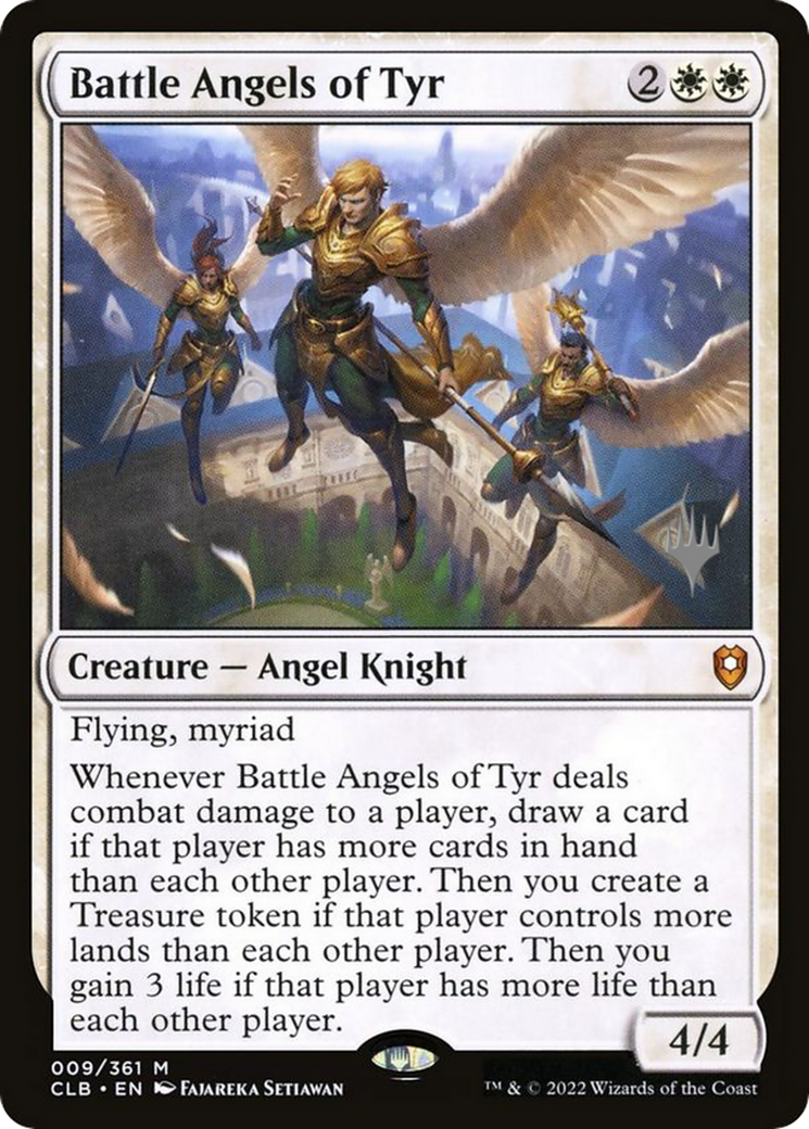 Battle Angels of Tyr (PPLCI-009) [Battle for Baldur's Gate Promos] Foil MTG Single Wizards of the Coast