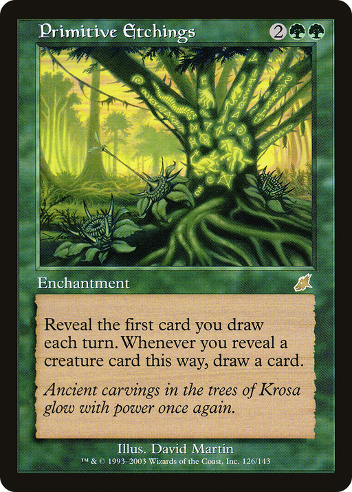 Primitive Etchings (SCG-126) [Scourge] MTG Single Wizards of the Coast
