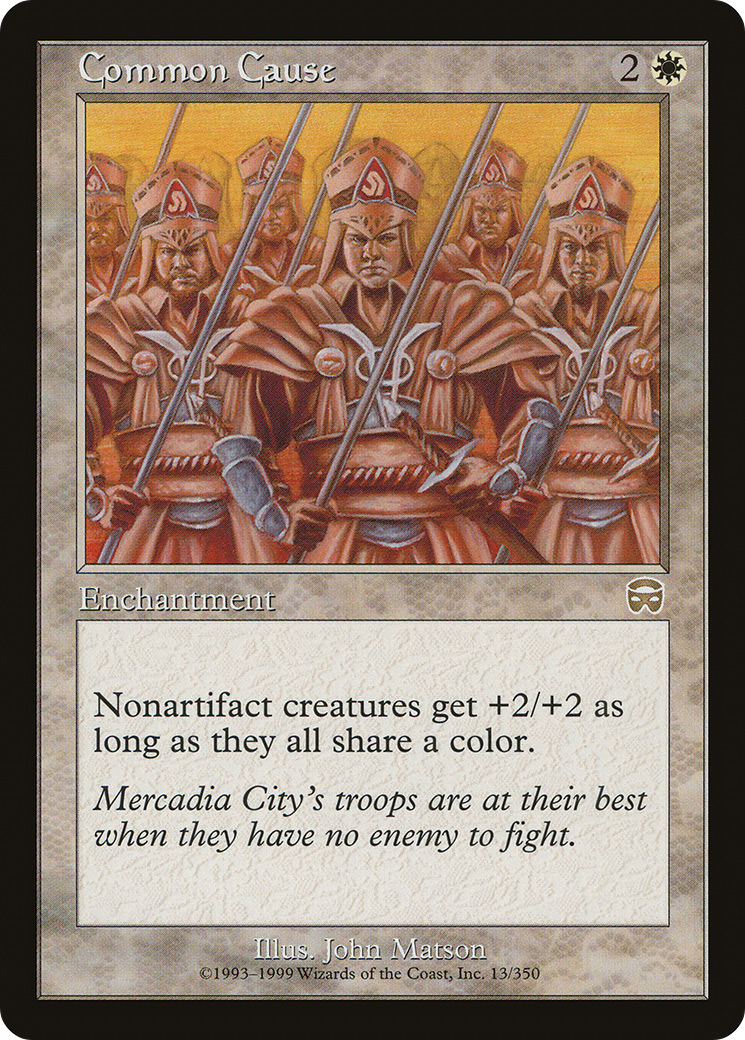 Common Cause (MMQ-013) [Mercadian Masques] Foil MTG Single Wizards of the Coast